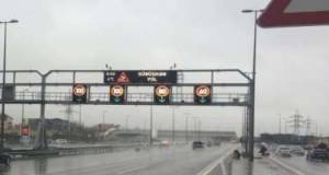 Bu yolda sürət həddi endirildi