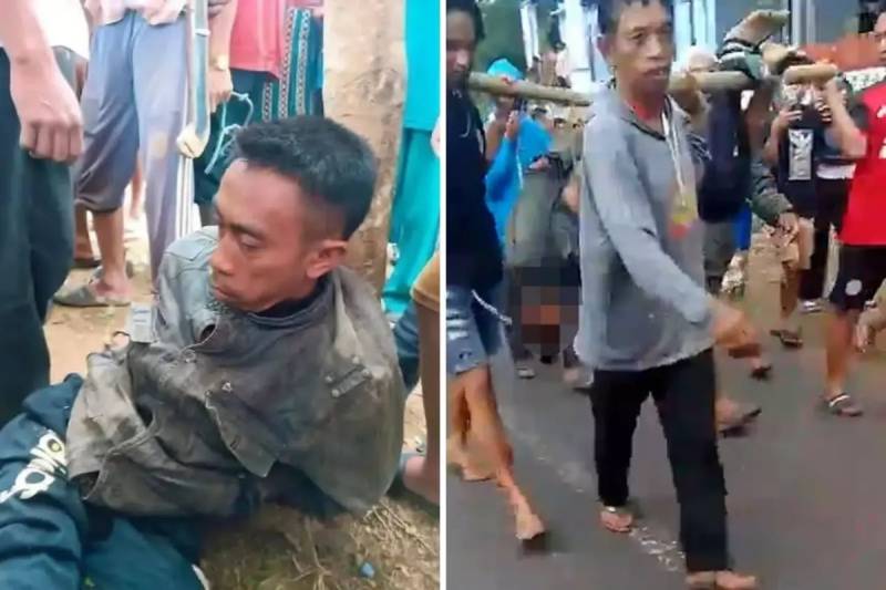 İndoneziyada Qorxunc Linç: Əlil Qadına Təcavüz Edən Adamın Cinsi Orqanını Kəsdilər Xəbər şəkili