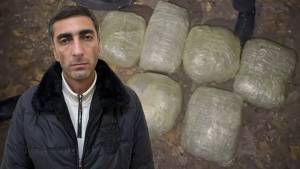 Narkokuryerdən 13 kiloqram marixuana aşkarlanıb