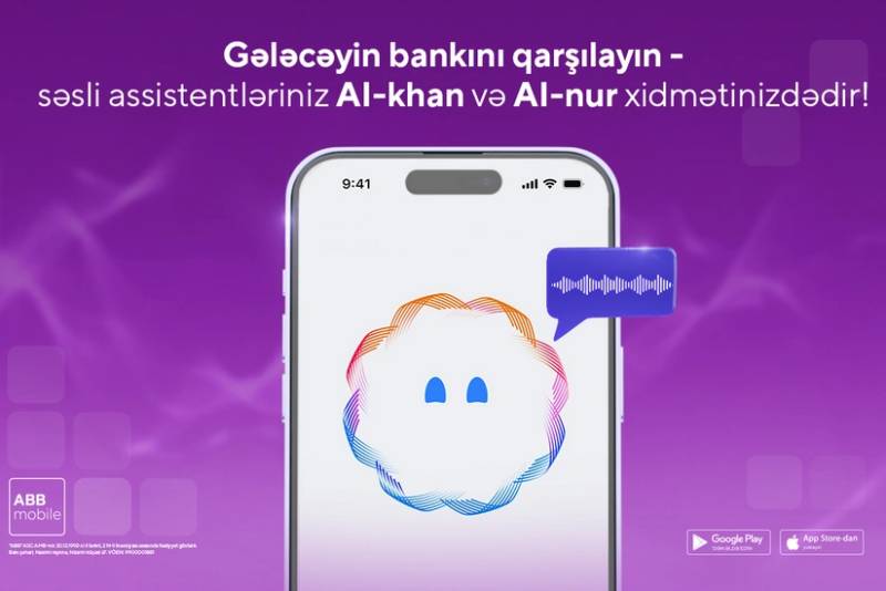ABB-də gələcəyin bankçılığını qarşılayın – səsli süni intellekt köməkçisi ilə bank əməliyyatları!