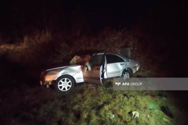 Beyləqanda ağır yol qəzası nəticəsində 1 nəfər ölüb, 2 nəfər yaralanıb - FOTO - YENİLƏNİB 2