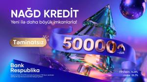 Bank Respublika ilə Yeni il daha rahat! Xəbər şəkili